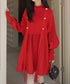 Lantern Sleeve Dress